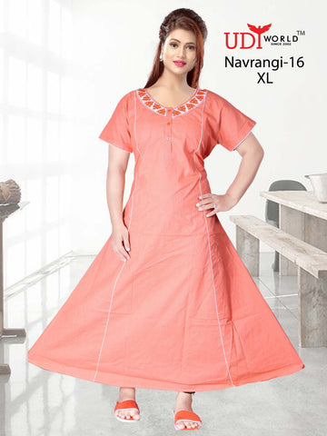 Navrangi Presents Cotton Fabric Gown Collection