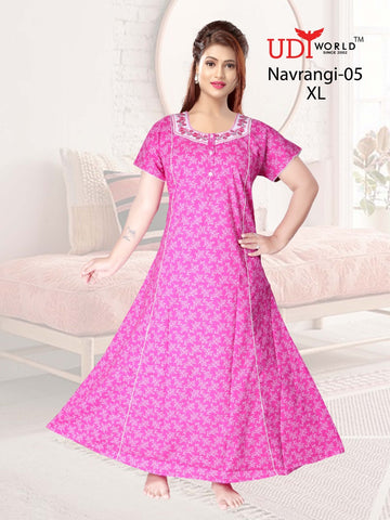 Navrangi Presents Cotton Fabric Gown Collection