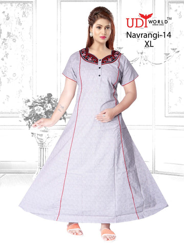 Navrangi Presents Cotton Fabric Gown Collection