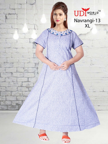 Navrangi Presents Cotton Fabric Gown Collection