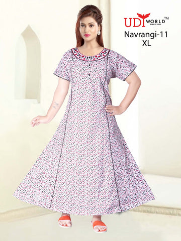 Navrangi Presents Cotton Fabric Gown Collection