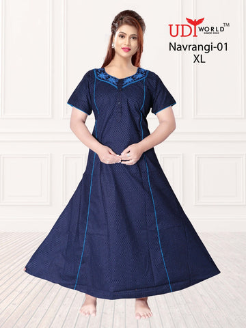 Navrangi Presents Cotton Fabric Gown Collection
