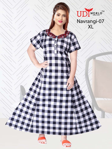 Navrangi Presents Cotton Fabric Gown Collection