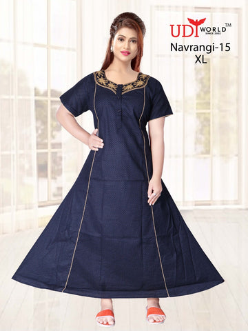 Navrangi Presents Cotton Fabric Gown Collection