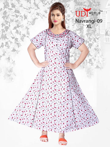 Navrangi Presents Cotton Fabric Gown Collection