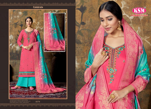 Kothari Presents Navya Pure Jam Silk Heavy Embroidery Work Fancy Designer Salwar Suits