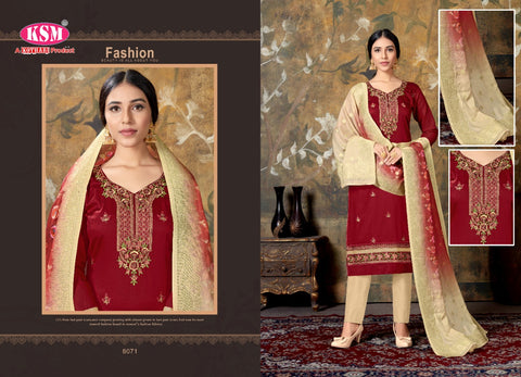 Kothari Presents Navya Pure Jam Silk Heavy Embroidery Work Fancy Designer Salwar Suits