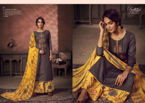 Belliza Designer Studio Nazar E Patiala Jam Cotton Kashmiri Salwar Kameez