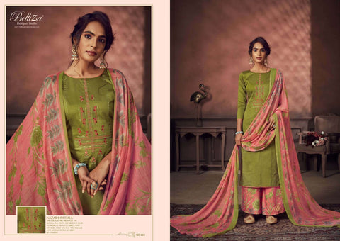 Belliza Designer Studio Nazar E Patiala Jam Cotton Kashmiri Salwar Kameez