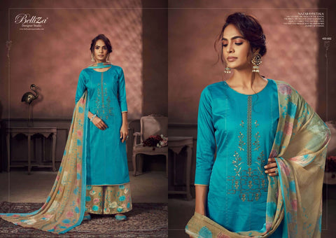 Belliza Designer Studio Nazar E Patiala Jam Cotton Kashmiri Salwar Kameez