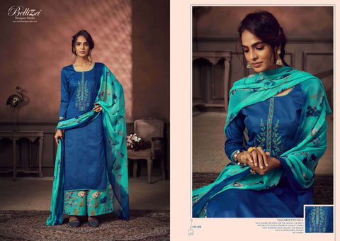 Belliza Designer Studio Nazar E Patiala Jam Cotton Kashmiri Salwar Kameez