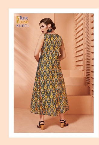 Neha Fashion Lime Light Silk Stylish Printed Designer Kurti Collection