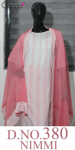 Ganga Suits Nimmi Cotton Printed Button Work Casual Wear Suits