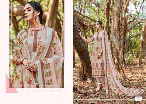 Nitara Presents Satin Georgette Fancy Designer Salwar Suits