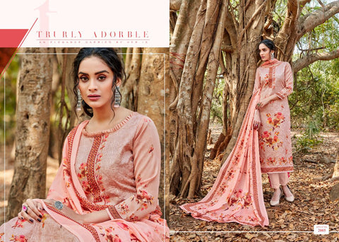 Nitara Presents Satin Georgette Fancy Designer Salwar Suits