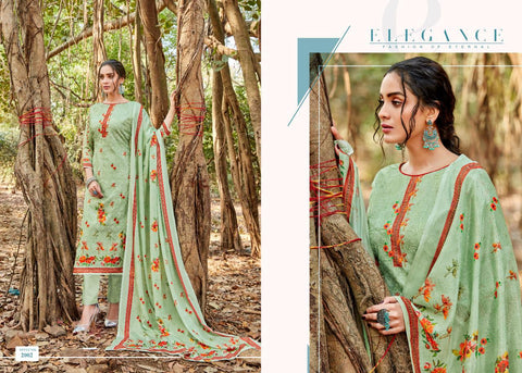 Nitara Presents Satin Georgette Fancy Designer Salwar Suits