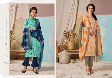 Suryajyoti Nitya Vol 1 Cotton Printed Casual Collection Suits