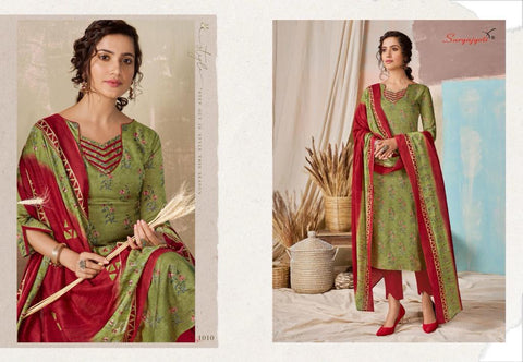 Suryajyoti Nitya Vol 1 Cotton Printed Casual Collection Suits