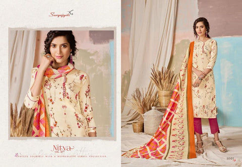 Suryajyoti Nitya Vol 1 Cotton Printed Casual Collection Suits