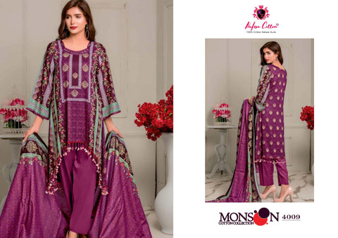 Nafisa Cotton Monsoon Cotton Collection Vol 4 Pakistani Karachi Suit