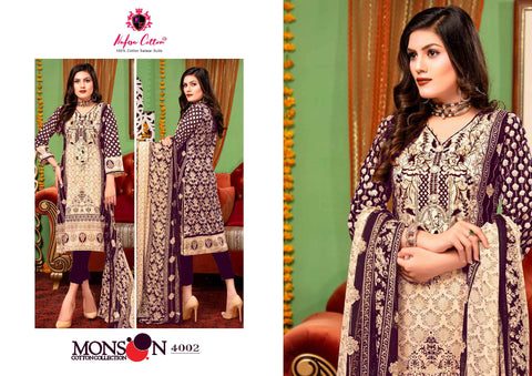 Nafisa Cotton Monsoon Cotton Collection Vol 4 Pakistani Karachi Suit