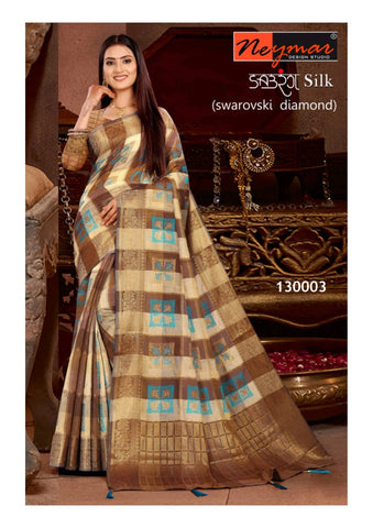 Neymar Designs Studio Launched Sabrang Silk Heavy Fancy Printed Fancy Designer Saree