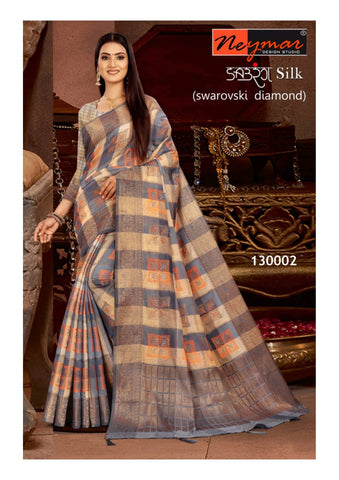 Neymar Designs Studio Launched Sabrang Silk Heavy Fancy Printed Fancy Designer Saree