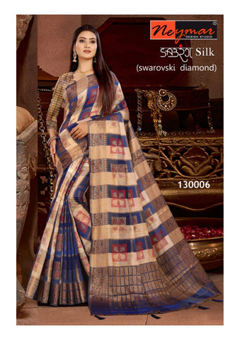 Neymar Designs Studio Launched Sabrang Silk Heavy Fancy Printed Fancy Designer Saree