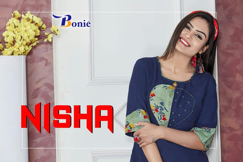 Bonie Nisha Rayoon Fabric Pakistani Designer Salwar Kameez