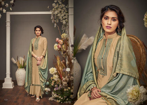Nishant Fashion Sava  PURE COTTAN Chinon WITH EMBRODIDERY WORK