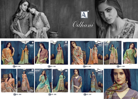 Alok Suits Odhani Pakistani Designer Salwar Kameez Collection