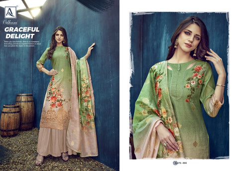 Alok Suits Odhani Pakistani Designer Salwar Kameez Collection