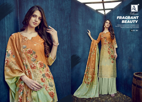 Alok Suits Odhani Pakistani Designer Salwar Kameez Collection