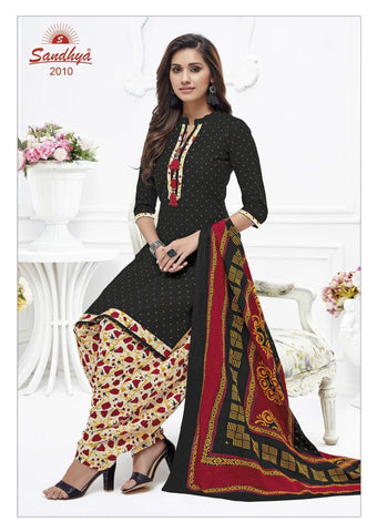 Sandhya Print Presents Odhani Cotton Casual Wear Salwar Suits