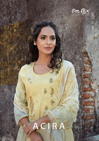 ACIRA BY OMTEX COTTON DIGITAL PRINT WITH EMBROIDERY SUIT COLLECTION