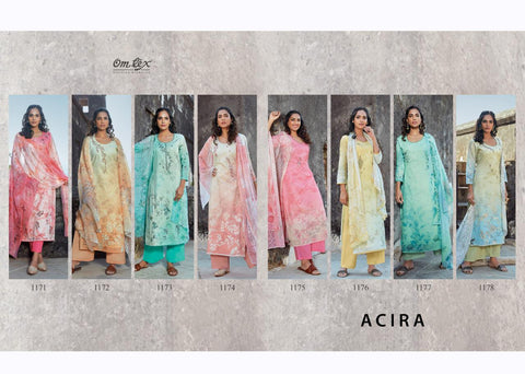 ACIRA BY OMTEX COTTON DIGITAL PRINT WITH EMBROIDERY SUIT COLLECTION