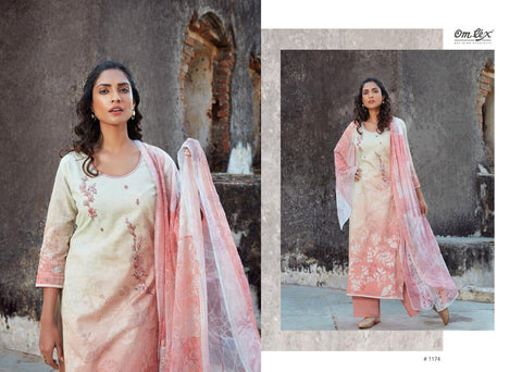 ACIRA BY OMTEX COTTON DIGITAL PRINT WITH EMBROIDERY SUIT COLLECTION