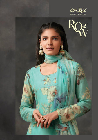 Omtex Presents Row Asfa Silk Fancy Designer Salwar Kameez