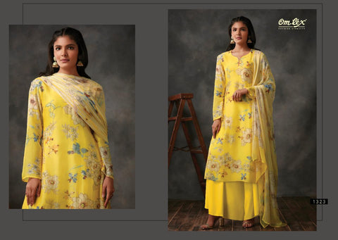 Omtex Presents Row Asfa Silk Fancy Designer Salwar Kameez