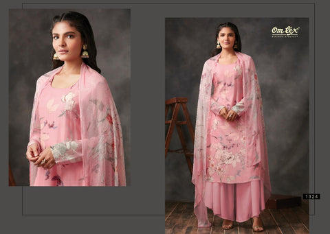 Omtex Presents Row Asfa Silk Fancy Designer Salwar Kameez