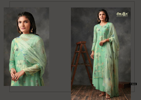 Omtex Presents Row Asfa Silk Fancy Designer Salwar Kameez