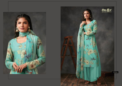 Omtex Presents Row Asfa Silk Fancy Designer Salwar Kameez