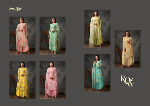 Omtex Presents Row Asfa Silk Fancy Designer Salwar Kameez