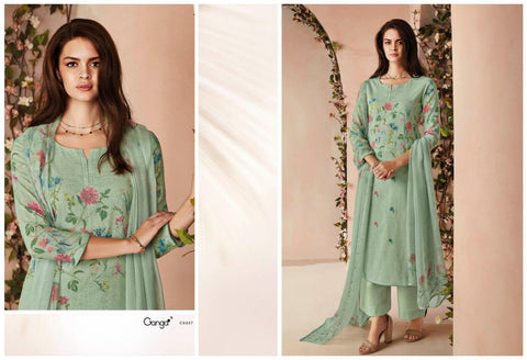Ganga Odin Pakistani Embroidery Designer Salwar Kameez