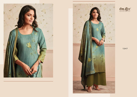 Omtex Presents Reef Pashmina Printed Fancy Designer Salwar Kameez
