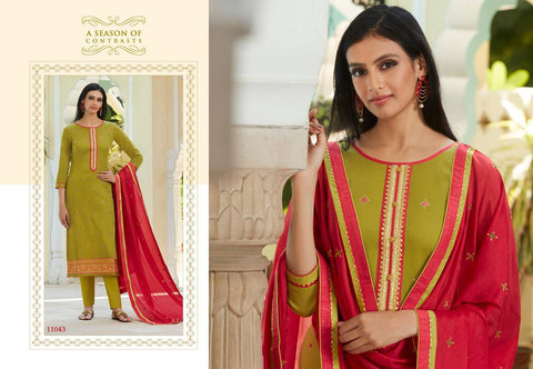 Panchratna Presents Gulshan Jam Silk Fancy Designer Salwar Suits