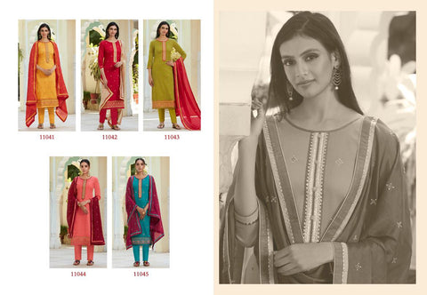 Panchratna Presents Gulshan Jam Silk Fancy Designer Salwar Suits