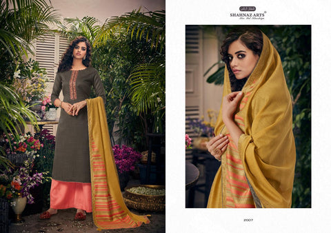 Shahnaz Arts Presents Panihari Pashmina Embroidery Work Fancy Designer Salwar Suits
