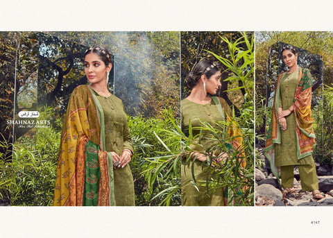 SHAHNAZ ARTS PANIHARI VOL.4 JAM COTTON SALWAR SUIT WITH EMBROIDERY