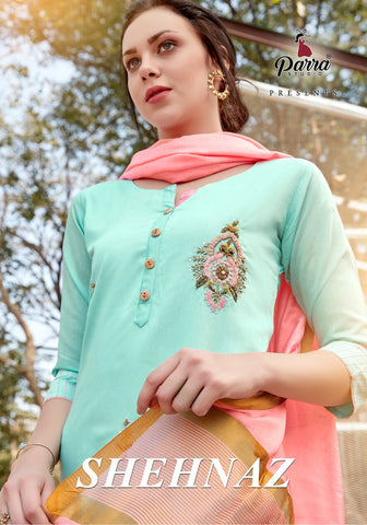 Paara Studio Presents Shehnaz Viscose Fancy Designer Kurtis With Sarara